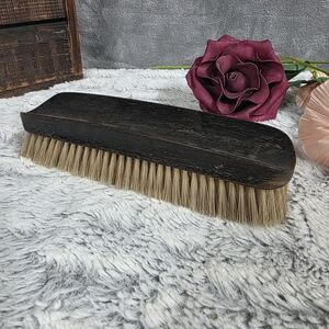 Vintage Clothes Brush Wooden Handle Soft Bristles